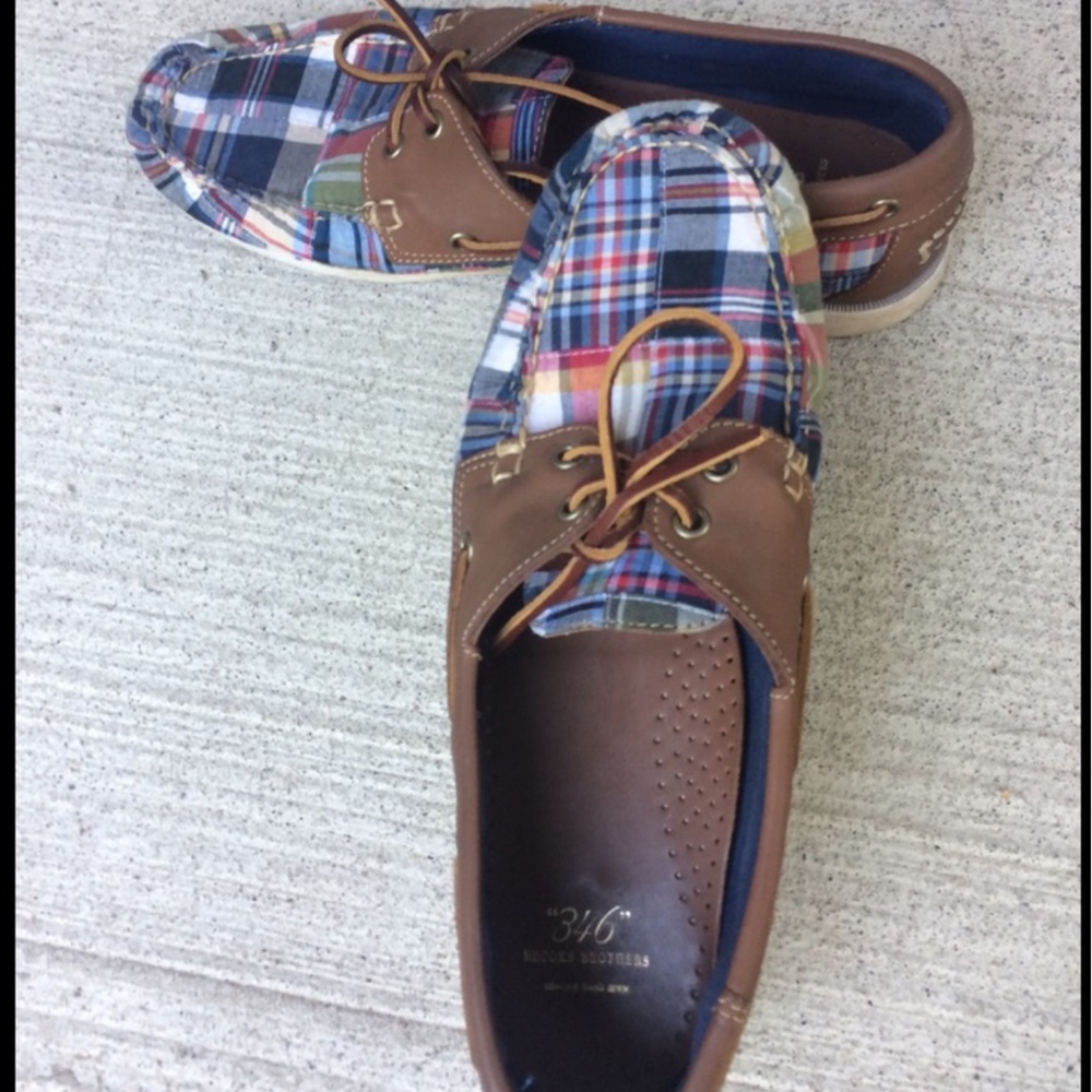 Brooks Brothers plaid shoes